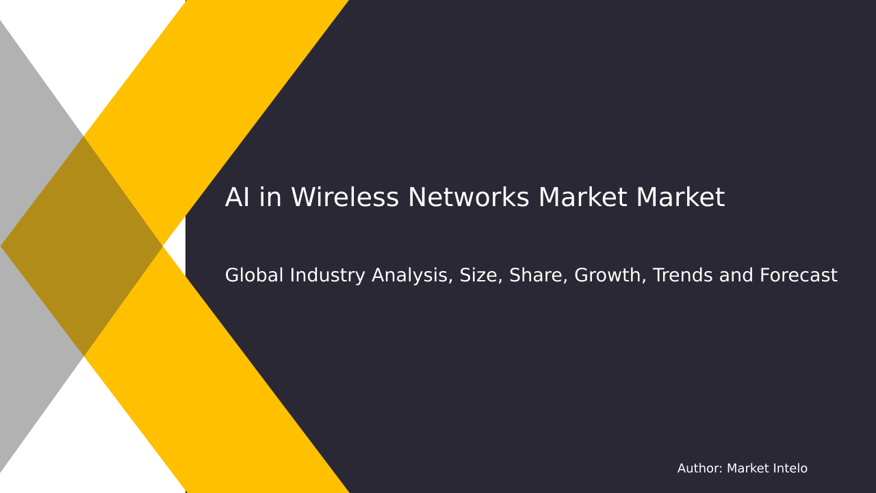AI in Wireless Networks Market Research Report 2033