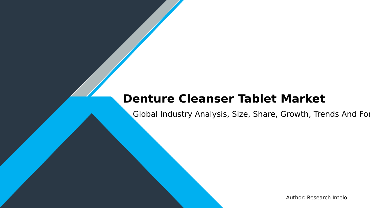 Denture Cleanser Tablet Market Research Report 2033